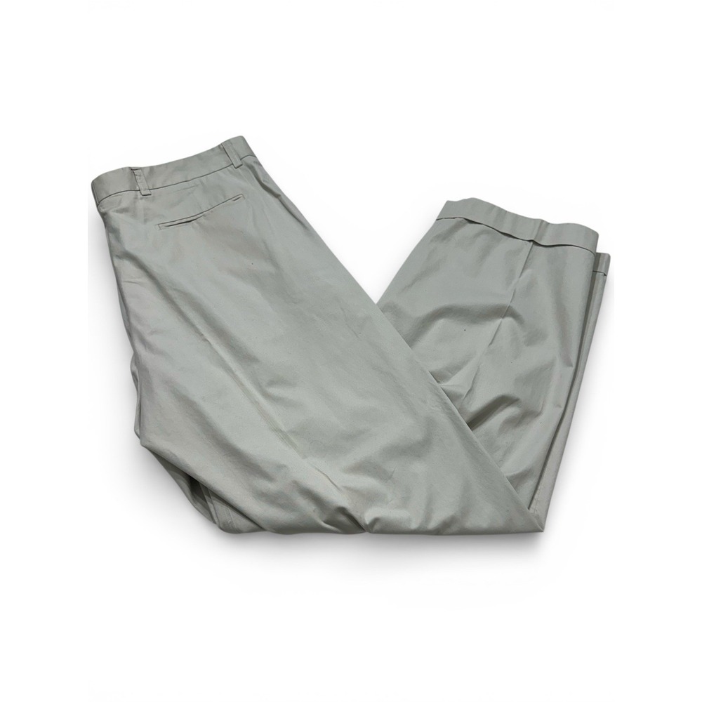 Fairway & Greene Mens Golf Pants 38 Khaki Pleated